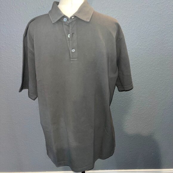 Men's TRUNK Clothiers Gray Polo Shirt -EUC -XXL - Made in Portugal - 100% Cotton - Picture 1 of 6